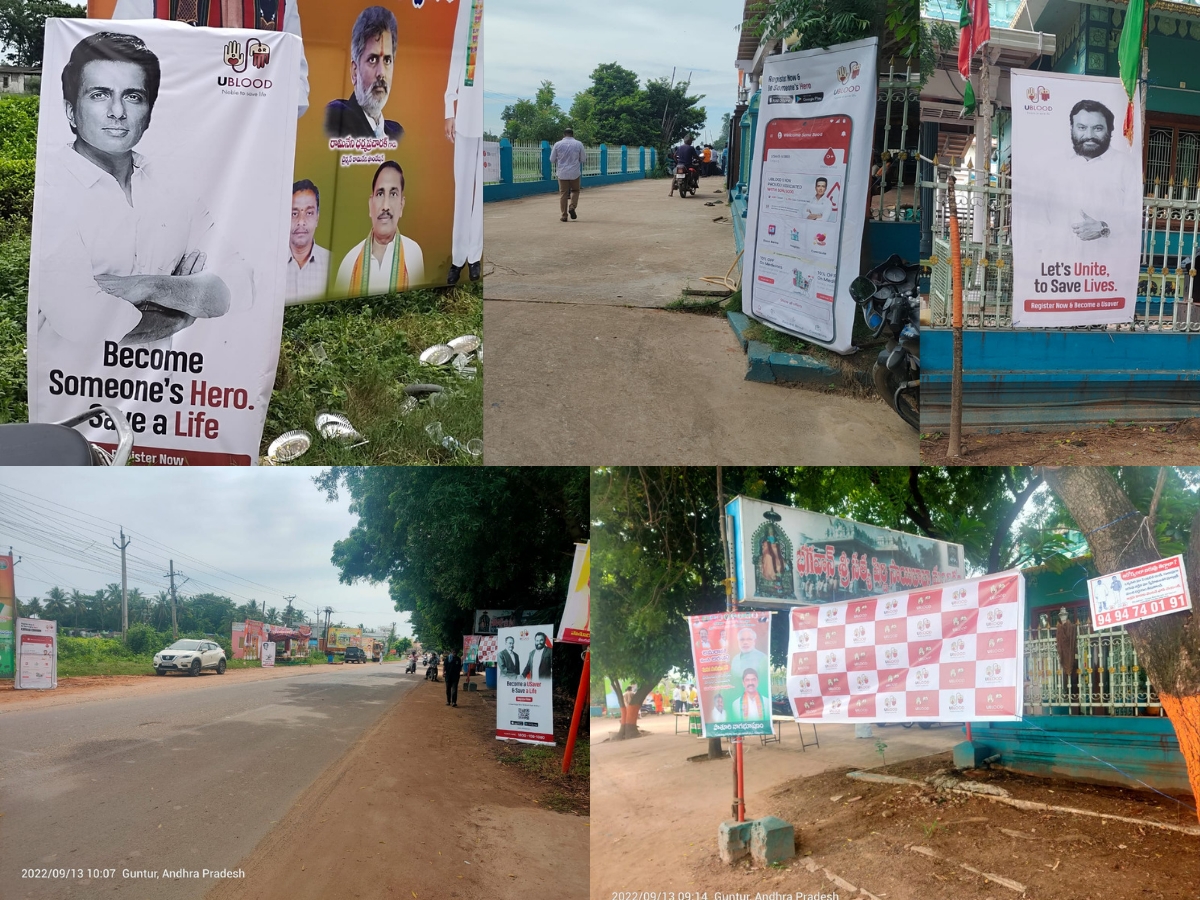 ublood-posters-were-the-attraction-of-rythu-maha-padayatra