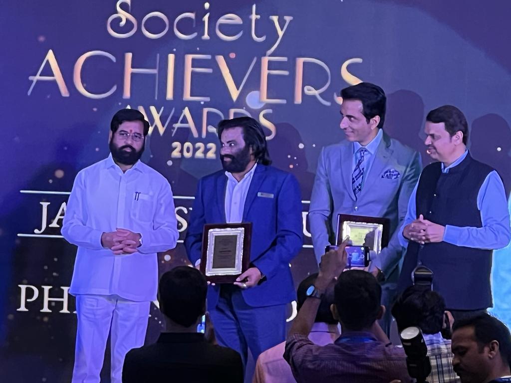 UBlood Jai Yalamanchili wins honors at 20th Edition of Society Achievers Awards