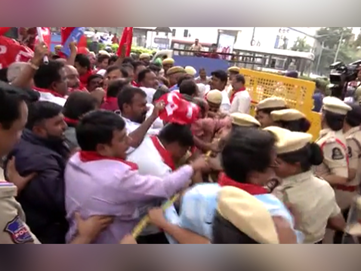 CPI laid siege to Raj Bhavan