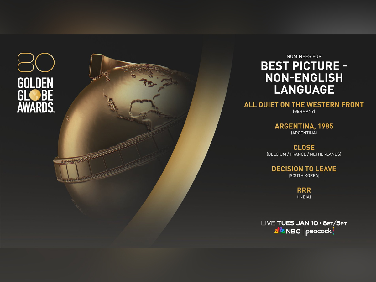 RRR gets nominated for the golden globe awards