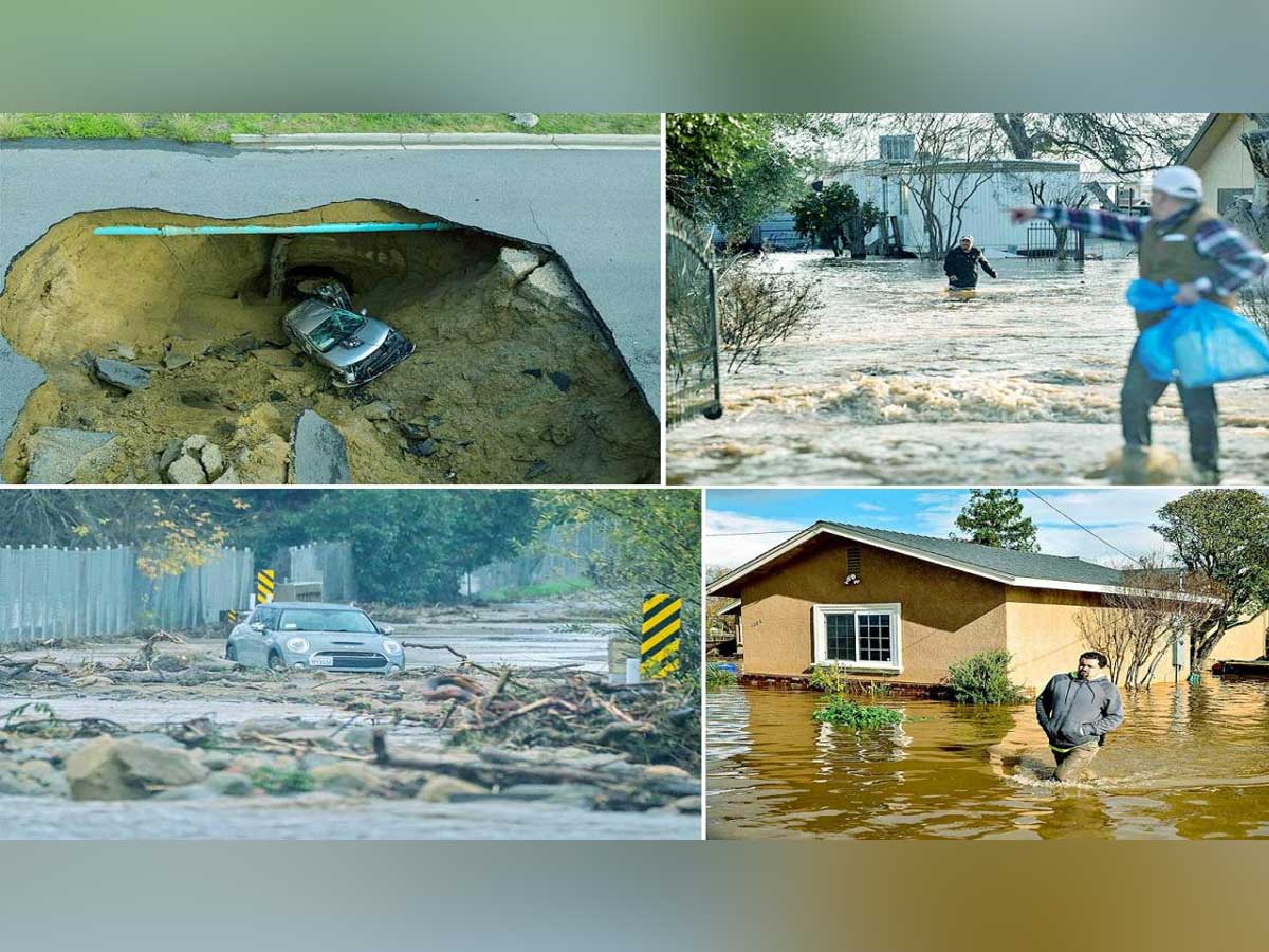Flood disaster in California