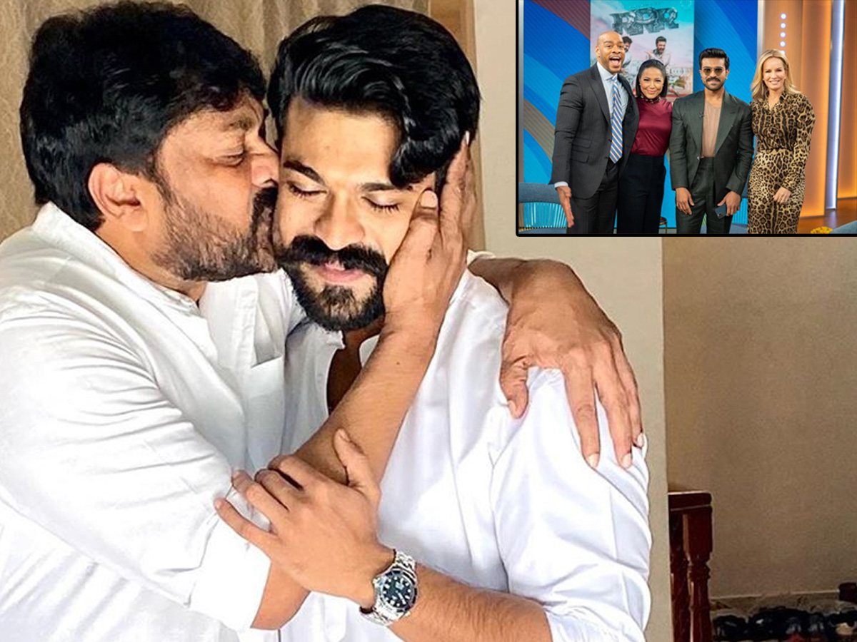 megastar chiranjeevi excited on charan' s good morning america show