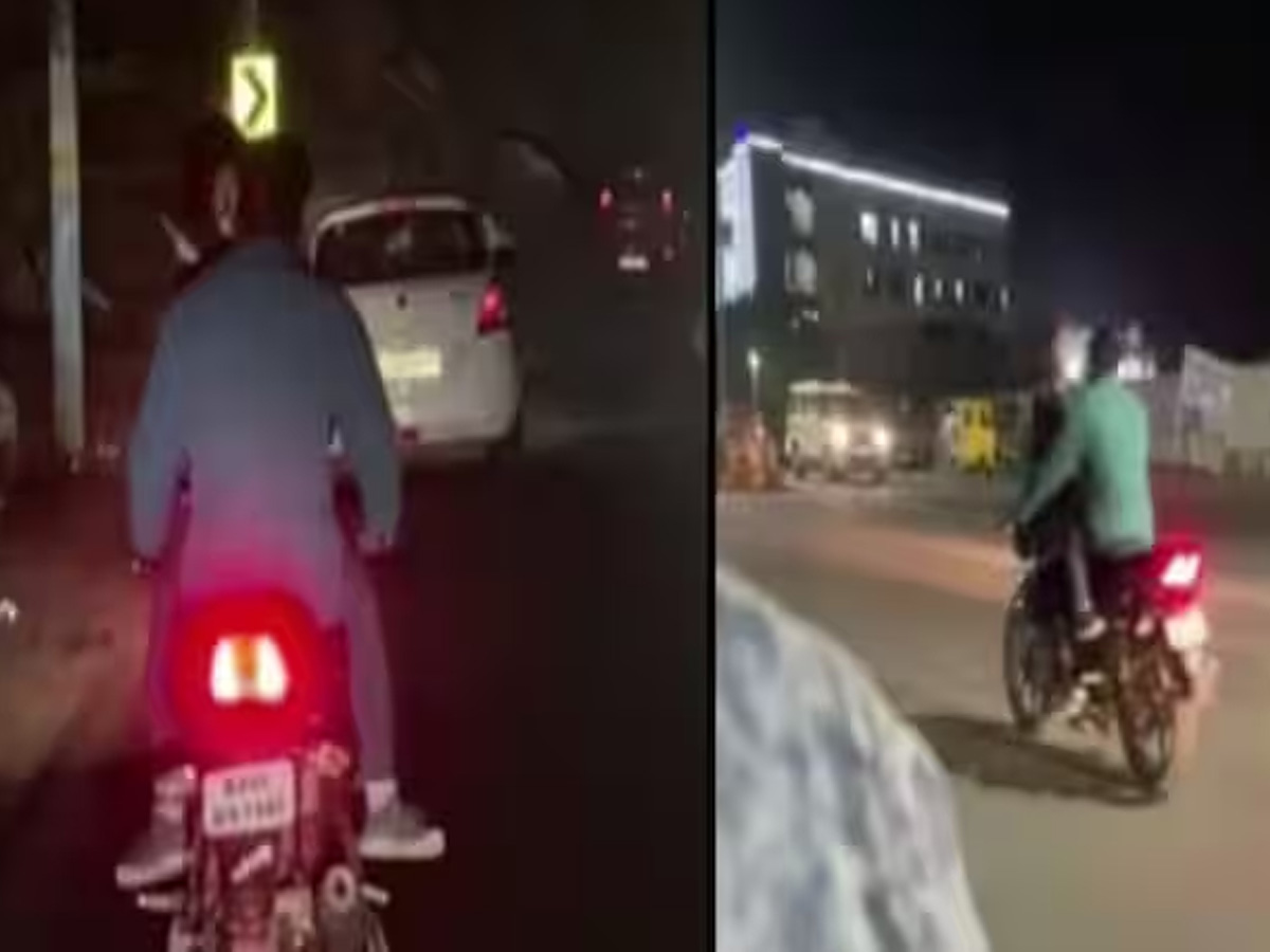 rajasthan lovers bike riding video goes viral