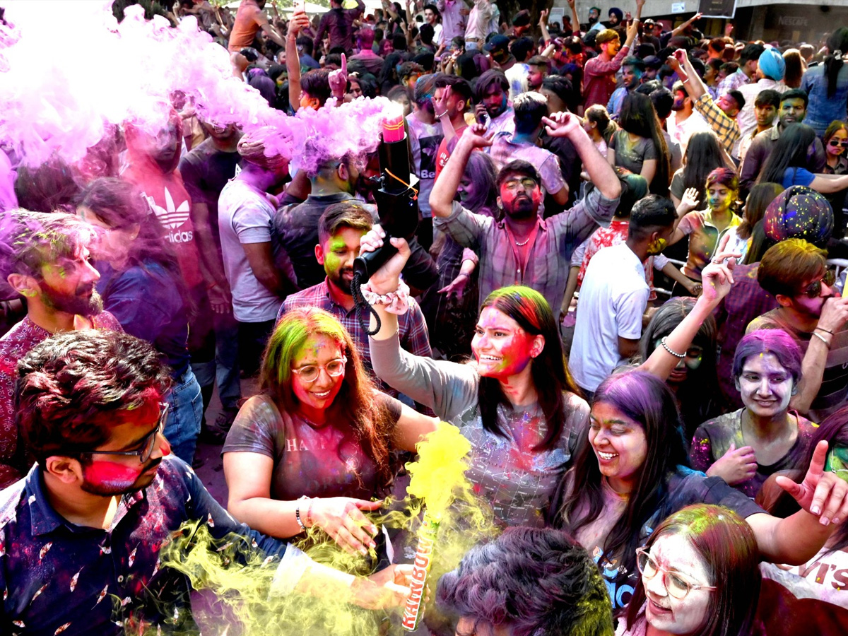 Holi celebrations in telangana