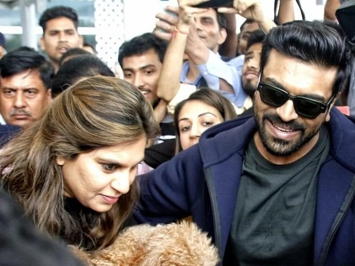 actor ram charan lands delhi for india today conclave