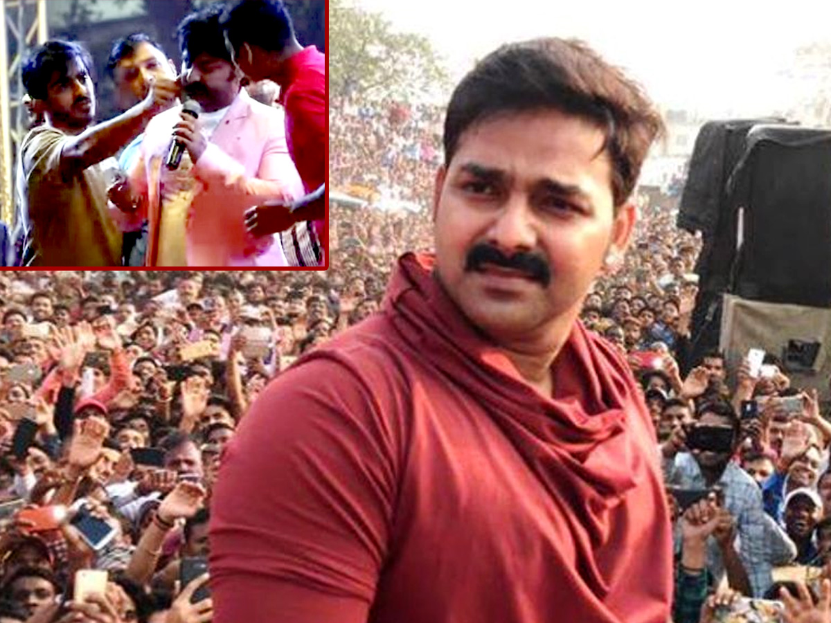 mob attacked on Bhojpuri actor power star pawan singh