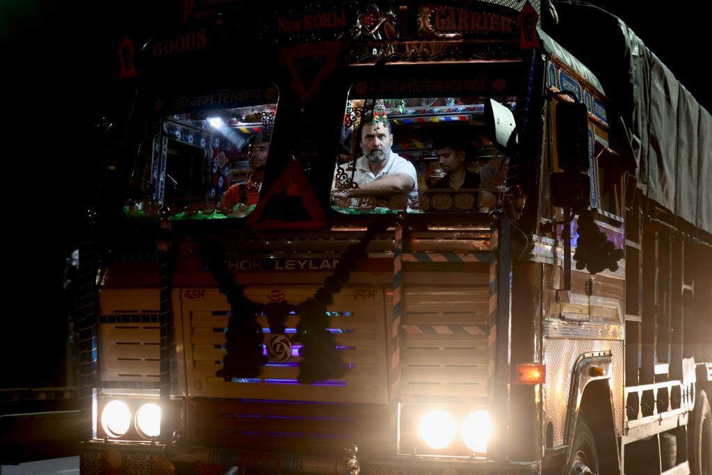 Rahul Gandhi Truck Ride