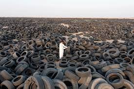 Can we recycle used tires.. What did they do in Kuwait..?