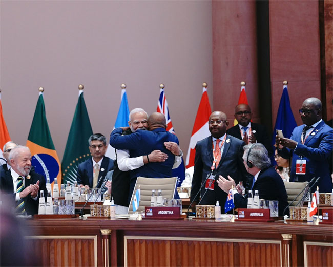 Prime Minister Modi granted permanent membership to African Union in G20