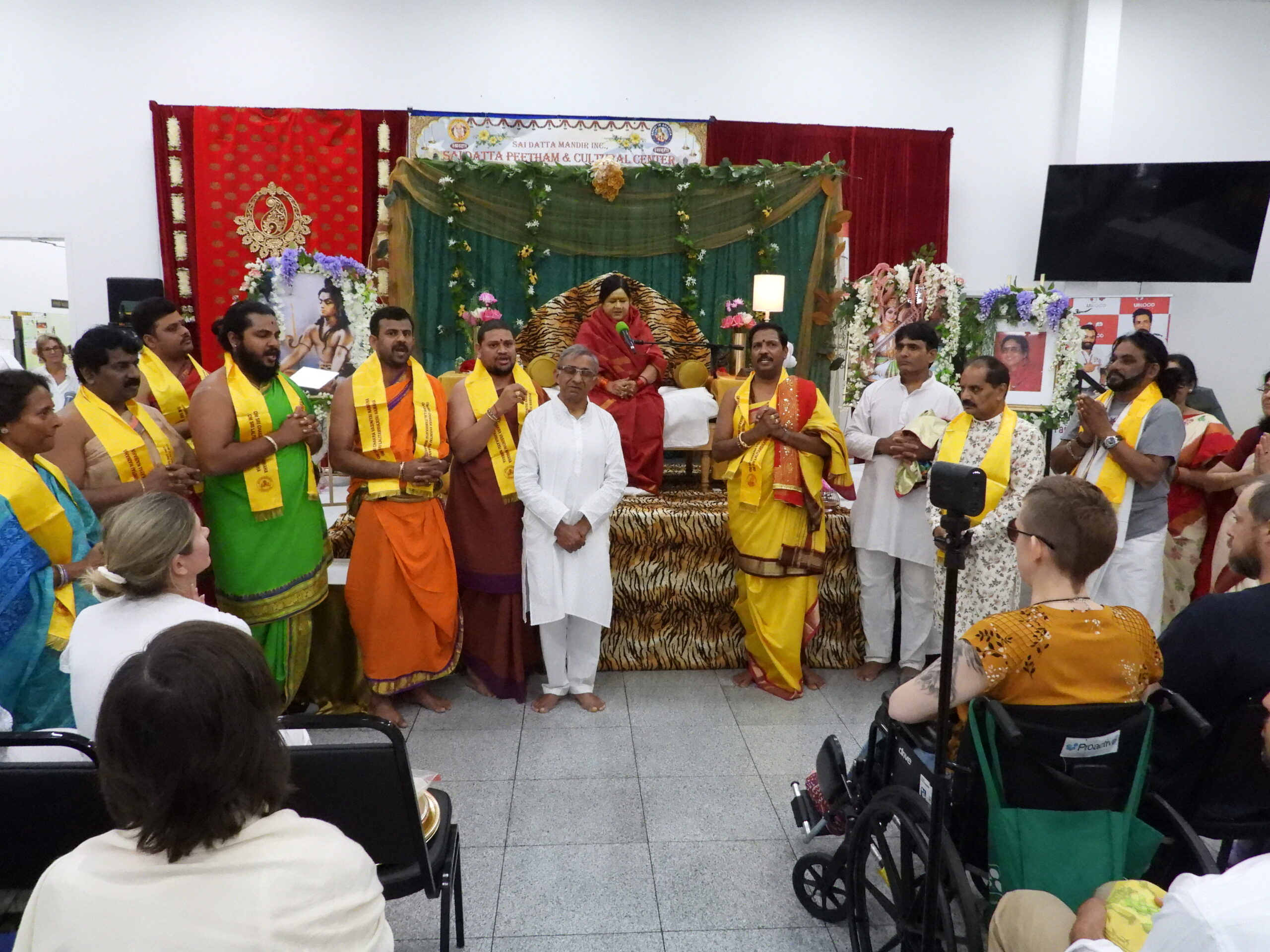 Karunamayi Amma Visit to SDP SSV Temple