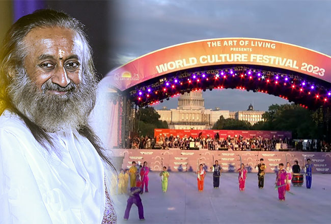 Art Of Living Foundation World Cultural Festival 2023 In Washington