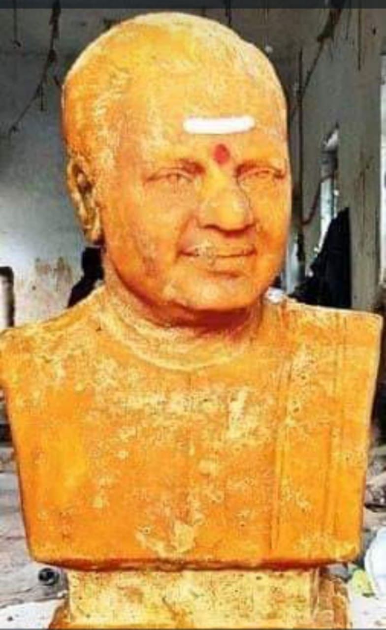 NTR Statue with Jaggery